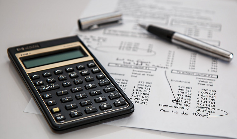 accounting finance calculator tax office