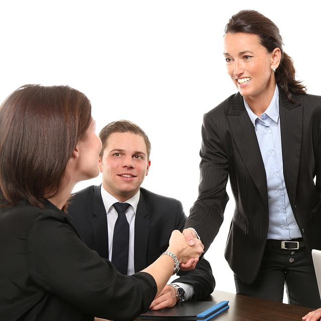 business team meeting finance office